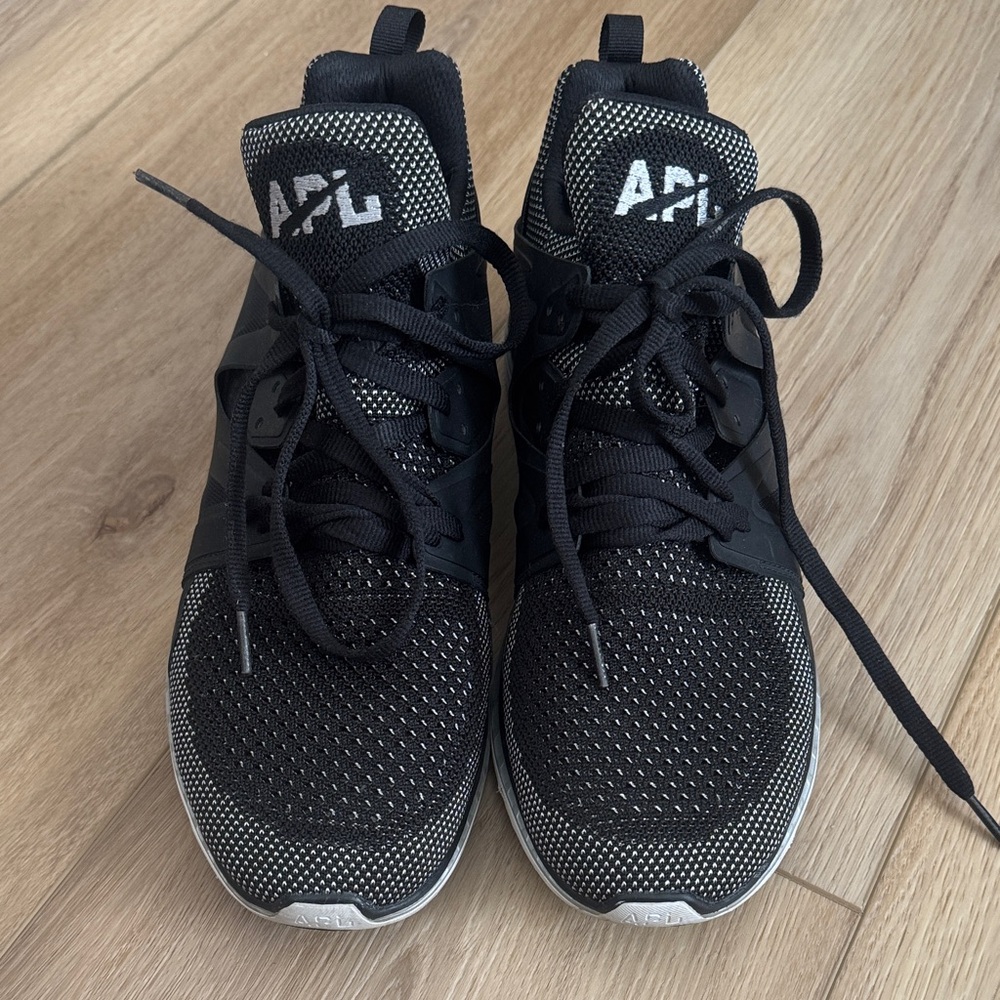 APL Ascend Black and White Men’s Athletic Shoes